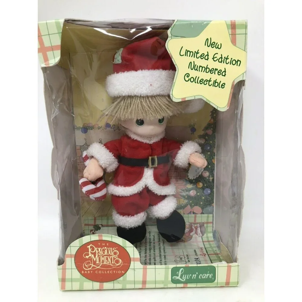 New 2000 The Precious Moments Baby Collection Santa Clause Luv n' Care